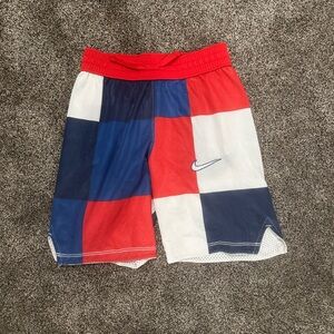Nike Multicolor Patchwork Athletic Shorts
